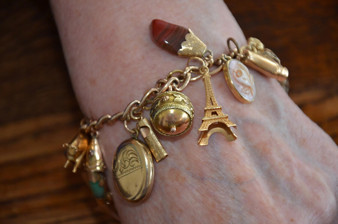 An heirloom bracelet passed down through six generations of the family